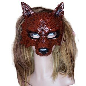 Wolf Wolverine Crimson Red Mask Halloween Costume Cosplay Masquerade